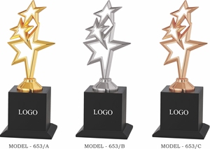 Professional Star Trophy with Premium Finishing Quality UV Printing Laser Engraved Portable - Product Image 1
