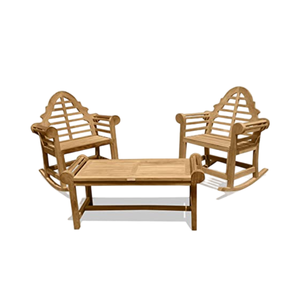 Offre Spéciale de dossier de chaise à bascule moderne en bois sur mesure pour salon produit de haute qualité fabriqué en Indonésie - Product Image 2