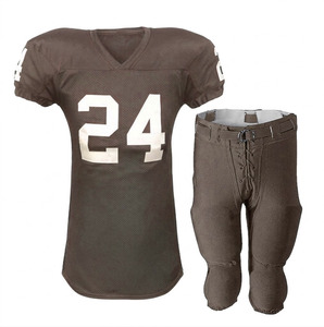 Ensemble d'uniformes de football américain sans manches, col en V, légers, respirants, réfléchissants, 100 % polyester, personnalisables, prix usine OEM - Product Image 3