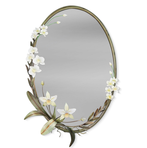 Miroir mural en fer artistique, best-seller, design élégant et décoratif pour la maison, le salon, la chambre à coucher, l'intérieur - Product Image 1