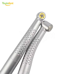Pièce à <span class=keywords><strong>main</strong></span> dentaire OEM à turbine à air haute vitesse, avec générateur électronique, 5 LED, 5 jets d'eau, sans ombre et cartouche à roulement céramique - Product Image 4