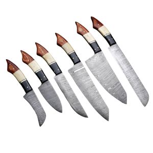 Ensemble de couteaux de chef de haute qualité avec des lames à bords de coupe précis et des manches équilibrés pour une utilisation professionnelle en cuisine Couteaux professionnels - Product Image 1