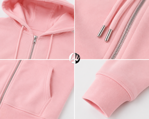 Sweat à capuche zippé pour homme, au toucher doux, respirant et confortable, avec un design élégant pour répondre à tous les besoins de mode. - Product Image 5