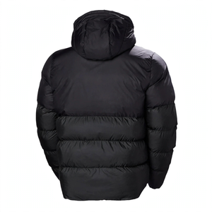 Veste d'hiver décontractée pour homme GYM Active, de haute qualité, noire, respirante, coupe-vent, imperméable, en polyester, doublée de polaire et de laine, à séchage rapide - Product Image 5