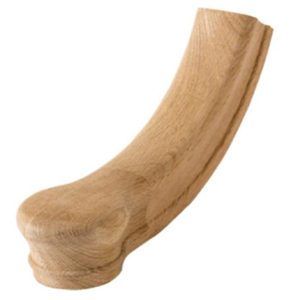 Barandal de Madera de Caucho para Escaleras, Diseño Rústico, Duradero, Seguro y Ecológico, Componente para Sala de Estar - Product Image 1
