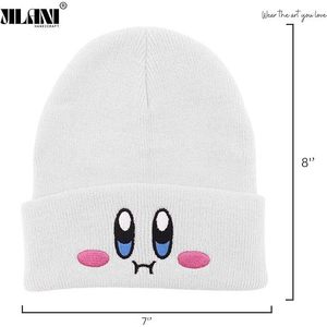 หมวกกันหนาวหมวกเคอร์บี้สีขาวน่ารักสำหรับเด็ก - Product Image 1