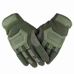 Guantes de rescate de cuero de cabra y vaca para rápel rápido, guantes tácticos para escalada en cuerda - Product Image 2