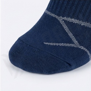 Crew <b>Socks</b> Navy Blue Knitted Breathable <b>Running</b> Athletic <b>Socks</b> for Adults Spring Season Standard Thickness - Product Image 6