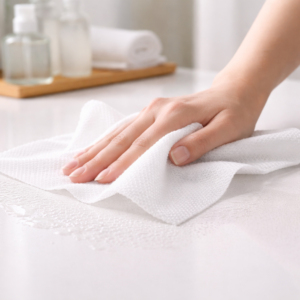 Tissu non tissé en polyester spunlace |   Tissu en spunlace PET pour lingettes humides, usage médical et hygiénique - Product Image 2