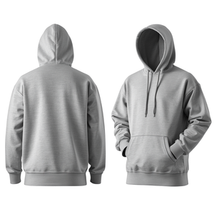 Sudadera con Capucha para Hombre, Corte Regular, Tejido Grueso de 400 GSM, Antipelusas, 100% Algodón, con Bolsillos, Estilo Urbano, para Invierno - Product Image 4