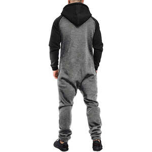 Premium Quality Men Sports Jumpsuit Outfit Men Full Zip Hooded Tracksuit Men Gym Wear Men Daily Wear Sports Tracksuit For Men - Product Image 4