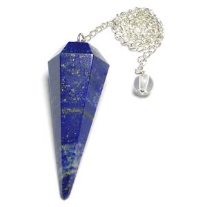 Péndulo de Radiestesia de Lapislázuli, Venta al por Mayor de Péndulos de Piedra Natural, Compre en Línea en Amayra Crystals Exports India - Product Image 1