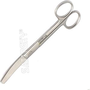 Tijeras operativas de patrón estándar de acero inoxidable de 5-1/2 \ "(14 cm) con puntas romas para instrumentos de cirugía manual - Product Image 1