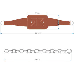 Ceinture de musculation avancée pour dips, ceinture de dips renforcée pour athlètes, ceinture de dips pour la musculation en salle de sport, ceinture de dips pour la prise de masse musculaire - Product Image 2