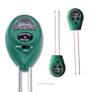 Medidor de Suelo 3 en 1 de Alta Calidad, Analizador de pH, Humedad y Luz, Cuerpo de Metal ABS, Sin Necesidad de Batería, Uso Agrícola - Product Image 1