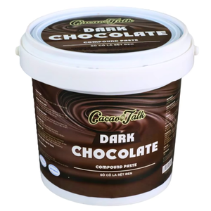 Chocolate Compuesto de Primera Calidad al por Mayor, OEM/ODM, Chocolate Compuesto Oscuro HALAL de Alta Calidad para Repostería, Pasta Líquida de Cacao 1KG para Galletas - Product Image 1