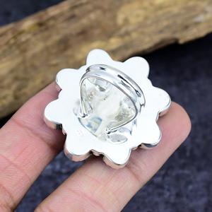Anillo de Flor de Turquesa Kingman Hecho a Mano, Plata de Ley Vintage, Joyería Boho con Piedras Preciosas, Regalo Nupcial Único - Product Image 2