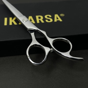 Ciseaux de coiffure professionnels ergonomiques 420J2 en acier inoxydable japonais pour barbier et salon de coiffure - Product Image 2