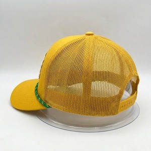 Casquette Trucker en Maille Jaune Meyba Sports avec Logo Brodé, Réglable, Style Décontracté pour Adultes, Idéale Printemps-Été - Product Image 5
