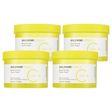 Holika Holika Gold Kiwi Vita C Plus 4-pack Toner tamponi illuminanti 80 tamponi/4 confezione 140ml - Product Image 1