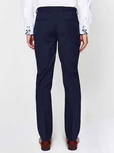 Pantalones de Vestir Formales para Hombre, Corte Profesional, Estilo Recto, Transpirables, de Lona, con Logotipo Personalizado, 100% Algodón - Product Image 2