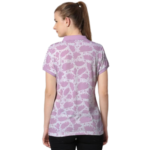 Women's Casual Printed Stylish for Shirts Custom Design Color Size Turn Collar 100% Cotton Breathable Eco-Friendly Short Sleeve - Product Image 5
