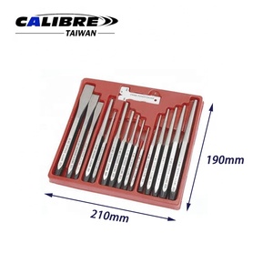 ชุดเครื่องมือตอกและสกัดแบบมีดสกัดปลายเรียว 16 ชิ้น ยี่ห้อไต้หวัน คาลิเบอร์ - Product Image 2
