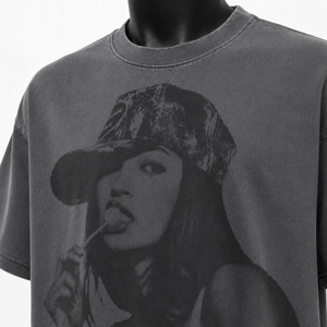 Camiseta de Hombre de Alta Calidad, Estilo Vintage, Lisa, 280g, 100% Algodón, Ropa de Moda Urbana - Product Image 6