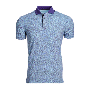 Chemise à manches courtes blanche pour homme, style décontracté, coupe classique, tricotée, 100% polyester, séchage rapide - Product Image 2