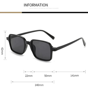 Hot 2024 Custom Design OEM Classic square Luxury Sunglasses Rectangular <b>Shades</b> Vintage <b>Sun</b> Glasses - Product Image 3