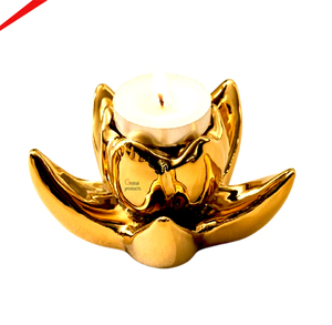 Luxury Metal Candlestick Holder with <b>Glass</b> Cup Eco-Friendly Christmas Home & <b>Table</b> Decor - Product Image 5