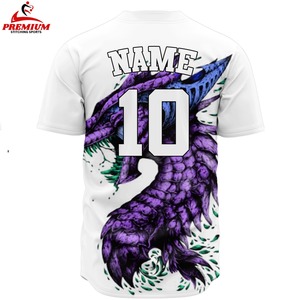 Maillot de baseball personnalisé par sublimation, dernier modèle, léger, tissu doux, coupe confortable, respirant - Product Image 2