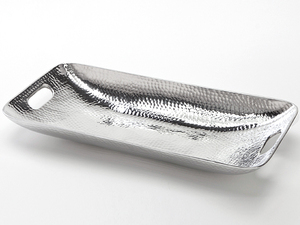 Bandeja de Servir de Latón Dorado de Lujo con Esmalte Craquelado, Ecológica, de Calidad para Hotel, Restaurante, Bar, Utensilios de Cocina, Decoración del Hogar, Decoración de Mesa, MOQ - Product Image 5