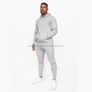 2026 Custom <b>Men's</b> Breathable Solid Pattern Track <b>Suit</b> Eco-Friendly Jacket and Pant Set <b>for</b> Summer and Winter Jogging 2026 - Product Image 1