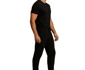 Survêtements unis personnalisés en gros pour hommes – Ensemble sweat à capuche et pantalon de jogging vierge – Pantalon de sport pour hommes - Product Image 1