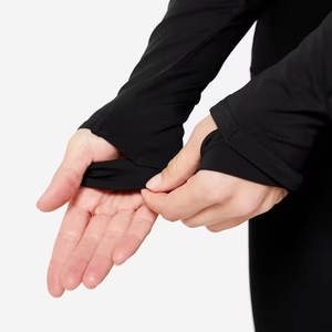 Nouveau T-shirt Crop Top Femme à Manches Longues Imprimé par Transfert Thermique, Motif Journal Basique, Col Rond - Product Image 5