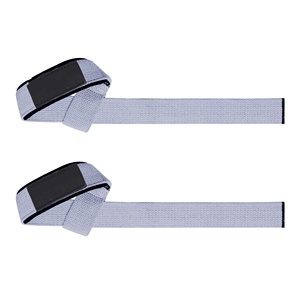 Sangles de levage pour poignets avec poignées et rembourrage en néoprène pour entraînement de force et soulevé de terre - Product Image 3