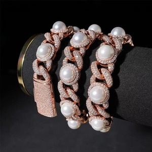 สร้อยไข่มุกคิวบาแบบโซ่สุดฮิตจี้และสเน่ห์ของ2026สุดหรู - Product Image 1