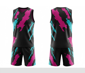 Custom Design Basketball Uniform Sublimated Quick Dry Breathable <b>Polyester</b> Jersey And <b>Shorts</b> Team Sportswear For Men Women Youth - Product Image 2