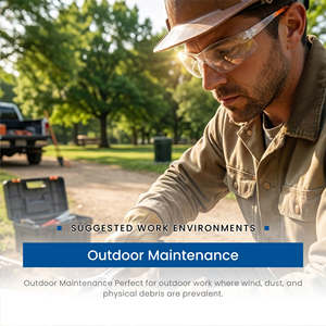 SA1926 lunettes de sécurité anti-buée transparentes sans monture - Product Image 6