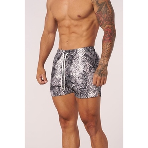 Shorts de sport pour homme à imprimé serpent sublimé, en mesh respirant, séchage rapide, pour le basketball, la gym, les loisirs et la performance athlétique - Product Image 2