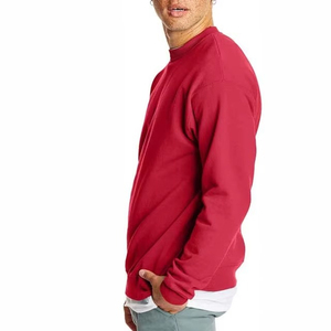 เสื้อสเวตเชิ้ตแขนยาวลำลองสำหรับผู้ชายทรงโอเวอร์ไซส์ คอวี ผ้าฝ้าย 100% เป็นมิตรกับสิ่งแวดล้อม ระบายอากาศได้ดี ไม่ยับ คุณภาพสูง - Product Image 4