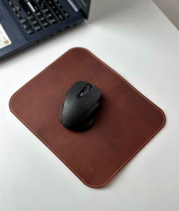 Genuine Leather <b>Mouse</b> Pad Slim Profile Design Desk Mat Luxury Cowhide Leather Mousepad for Modern Laptops LMP-0126 - Product Image 4