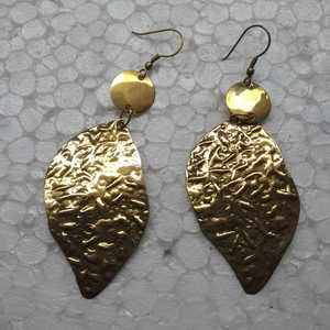 Modern Exquisite Simple 18K Gold Brass Stud <b>Earrings</b> Trendy Vintage Style Hoop Jewelry with Original Design for Women by FWE - Product Image 4