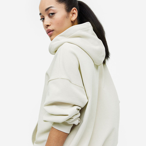 Venta al por mayor de sudaderas con capucha personalizadas con logo, estilo urbano, para mujer, informales, tipo crop top, para gimnasio. - Product Image 4