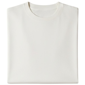 T-shirt vierge épais pour homme, neutre, coupe oversize, en coton, à manches courtes, col rond, décontracté, uni, vente en gros OEM - Product Image 4