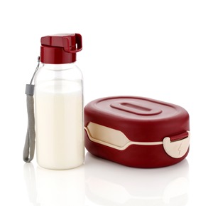 Durable Food Grade Lunch <b>Box</b> Combo Reusable Tiffin <b>Box</b> With Water Bottle Student Office Worker Portable Lunchware Container <b>Pack</b> - Product Image 5