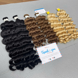 Meilleure vente, extensions de cheveux vierges vietnamiens de qualité supérieure, vague profonde à la vapeur, stock limité - Product Image 6