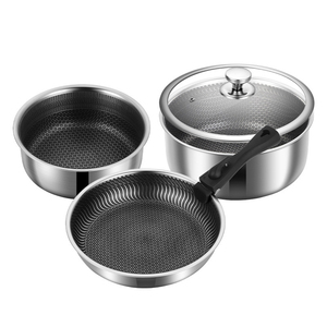 Deep <b>Woks</b> Set With Reliable Cooking Performance Strong Build Quality Comfortable Grip Handles Smooth Interior - Product Image 1