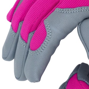 Gants de sécurité pour femmes en cuir de mouton durable, à doigts entiers, antidérapants, réduisant les chocs, respirants, pour le jardinage et la mécanique - Product Image 4